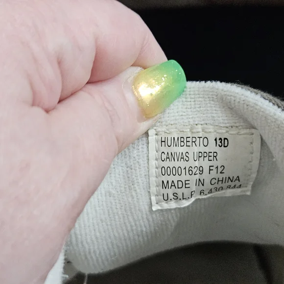 Polo by Ralph Lauren Gray Canvas Sneakers Size 13D - Picture 9 of 9